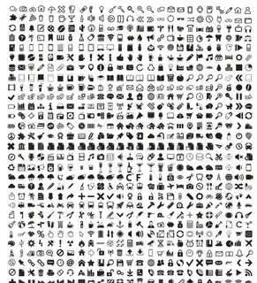 超实用  最全矢量小图标图片