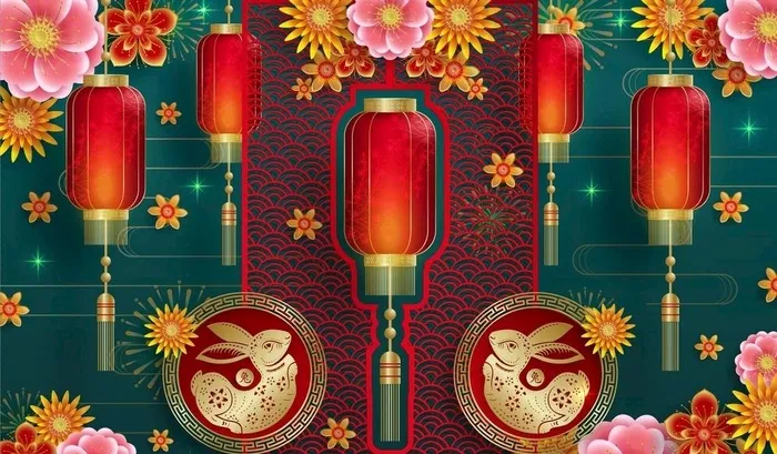 兔年海报 图片ai矢量模版下载