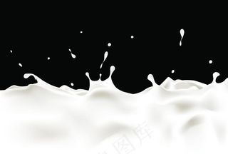 牛奶 浪花图片