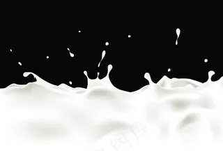 牛奶 浪花图片
