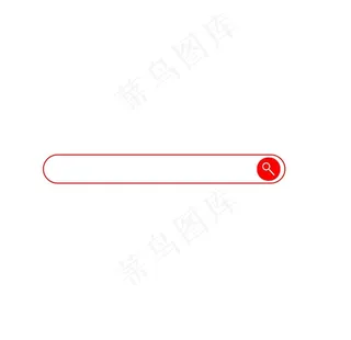 放大镜搜索框矢量图图片