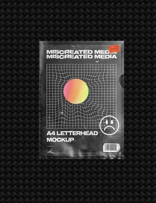 黑色VI视觉识别品牌样机图片