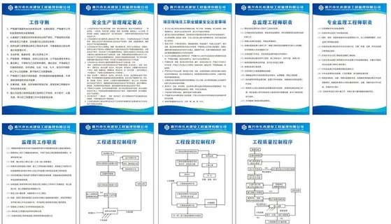 工地管理制度牌图片