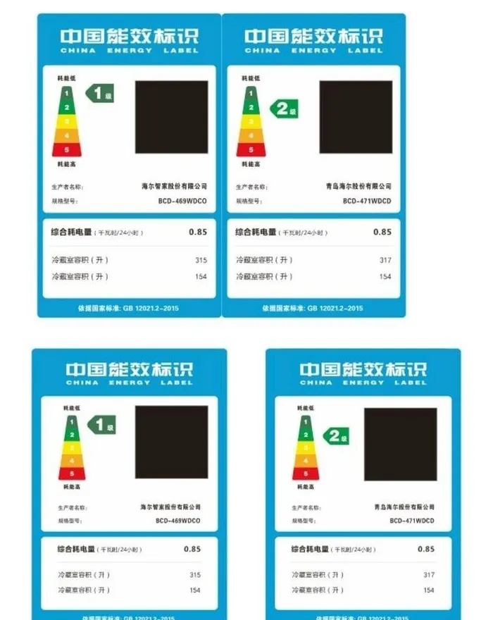 能效标识图片cdr矢量模版下载