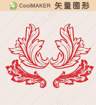 纹理底纹背景剪纸欧式花纹复古图片