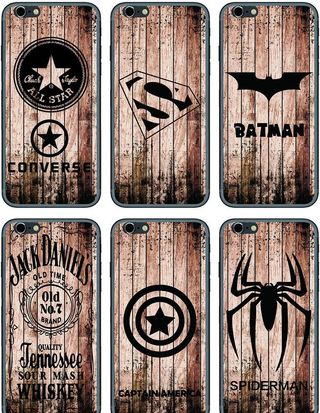 标志类木纹手机壳图案素材图片