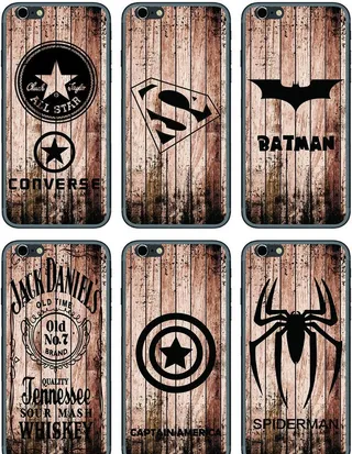 标志类木纹手机壳图案素材图片