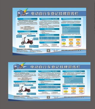 电动自行车展板图片