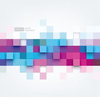精美彩色方块图片