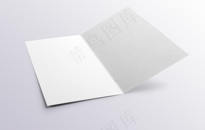折页翻开样机素材图片
