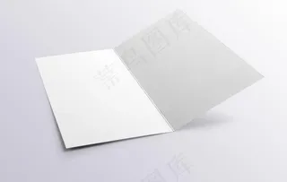 折页翻开样机素材图片