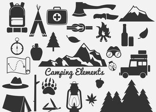 户外运动图标图片