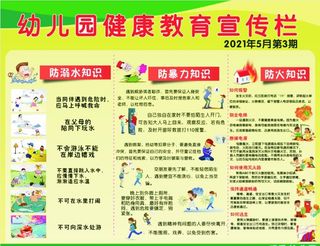 幼儿园健康宣传栏图片