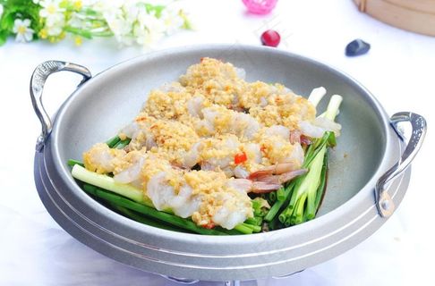 平锅凤尾虾图片