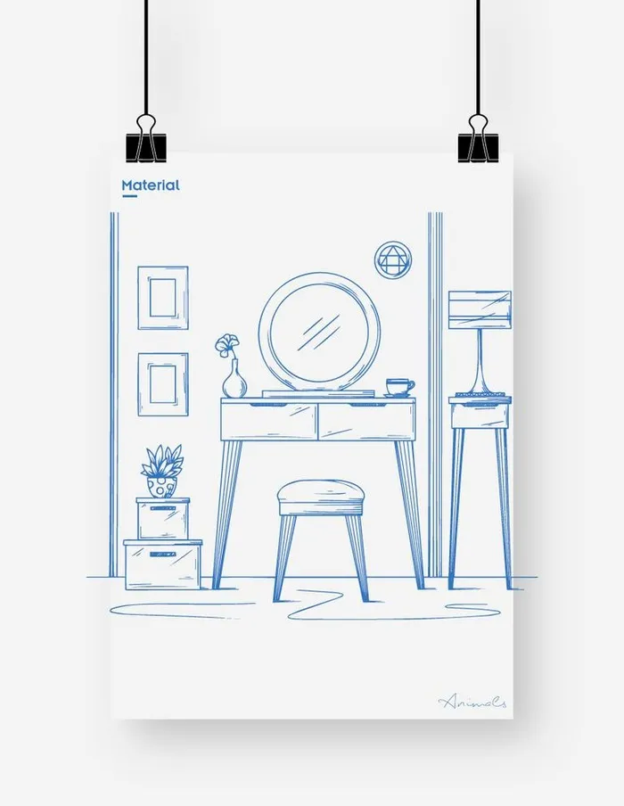 客厅图片ai矢量模版下载