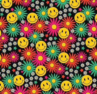 小碎花 笑脸图片