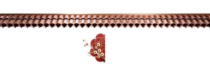 新中式国潮金属立体边框屋檐图片(1903x647)