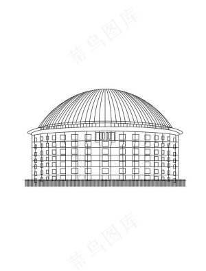 建筑线稿图图片