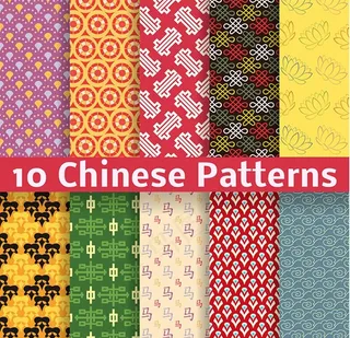 古典中式花纹背景图片