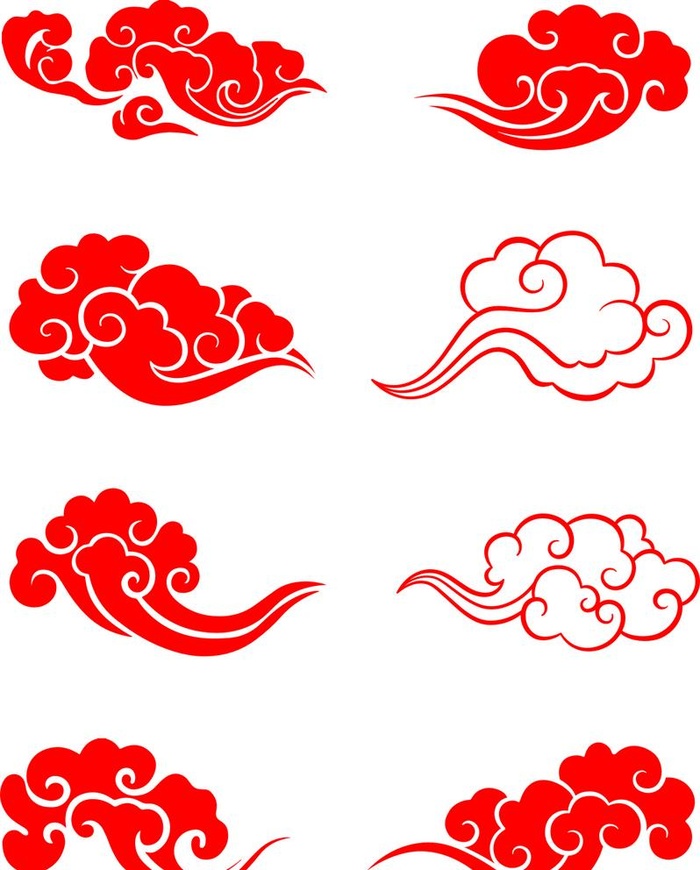 祥云图片cdr矢量模版下载