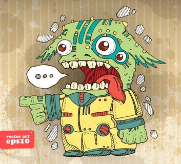 卡通怪兽图片 卡通怪兽图片