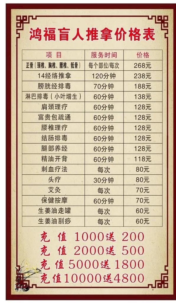 盲人推拿图片cdr矢量模版下载