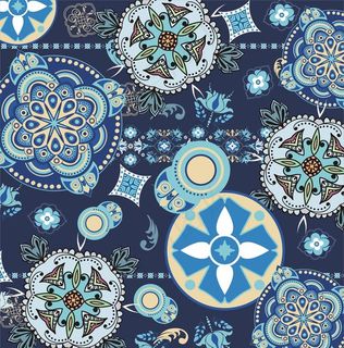 民族印花图图片