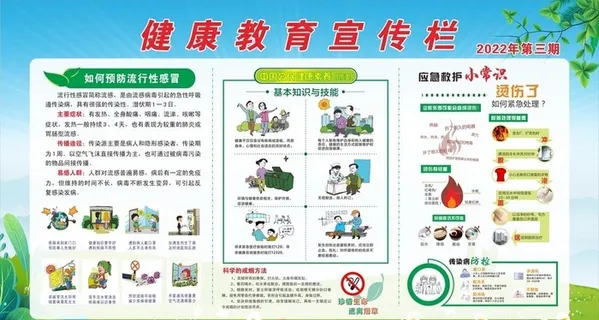 健康教育宣传栏图片