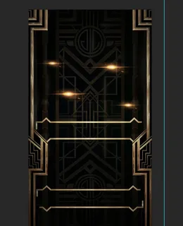 黑色海报背景金属质感边框图片