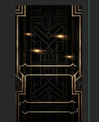 黑色海报背景金属质感边框图片