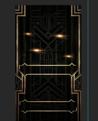 黑色海报背景金属质感边框图片