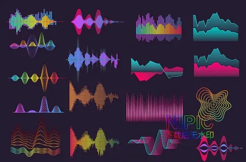 音效音频波形图片
