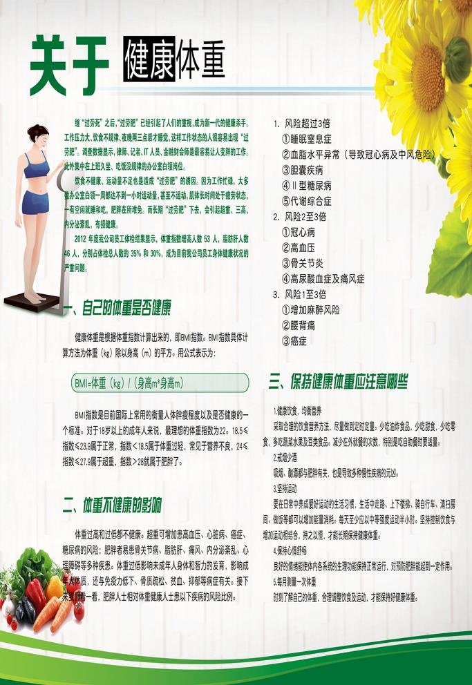 健康体重图片(4724x7087)psd模版下载
