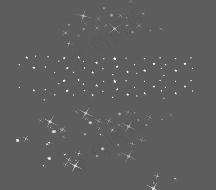 白色星光图片
