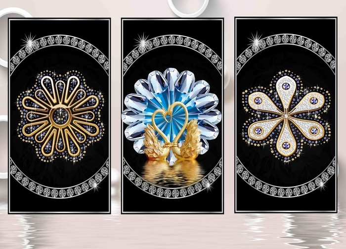 珠宝装饰画图片