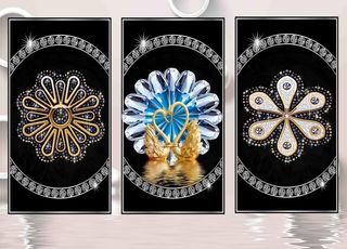 珠宝装饰画图片