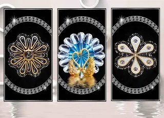 珠宝装饰画图片