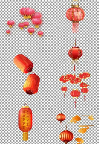 春节喜庆节日灯笼图片