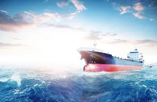 大海轮船蓝天企业文化图片