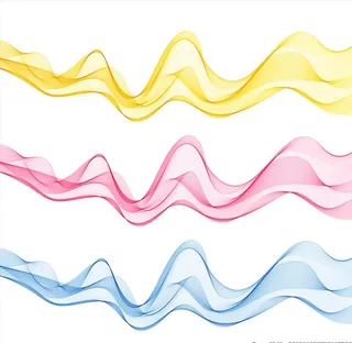 波浪线背景图片