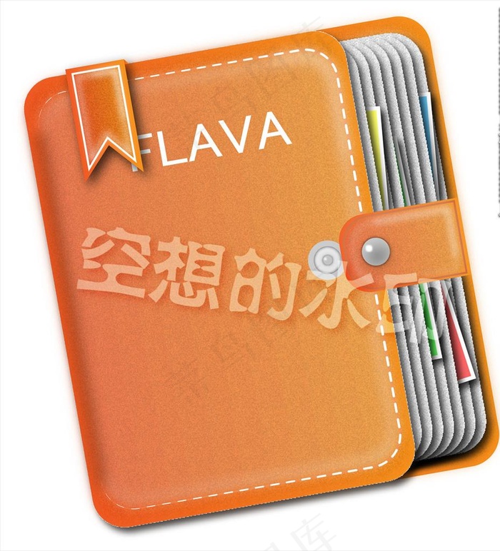 FLAVA日记本图片ai矢量模版下载