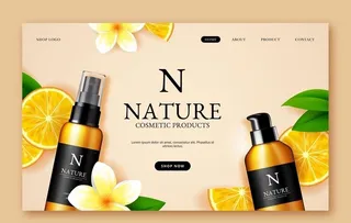 化妆品 护肤品 香水 美容广告图片