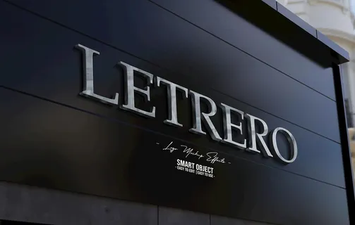 立体 LOGO样机图片