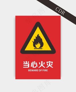 当心火灾图片