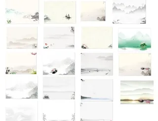 水墨画集合图片