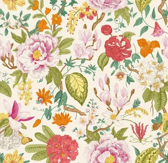 数码印花小碎花抽象花卉水彩花图片