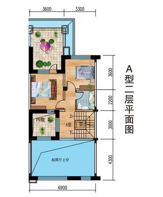 房地产psd分层户型图图片