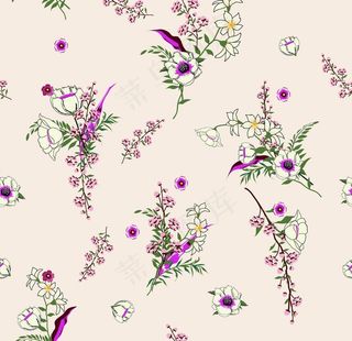 手绘花 玫瑰花 大牌花 乱花图片