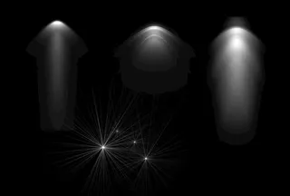 射灯 灯光 白色光晕图片