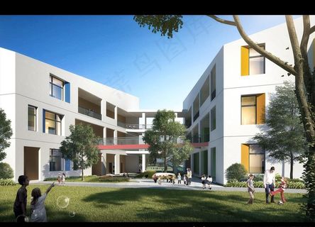 小学学校幼儿园建筑外观设计案例图片